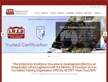 Tablet Screenshot of iwedjamaica.com